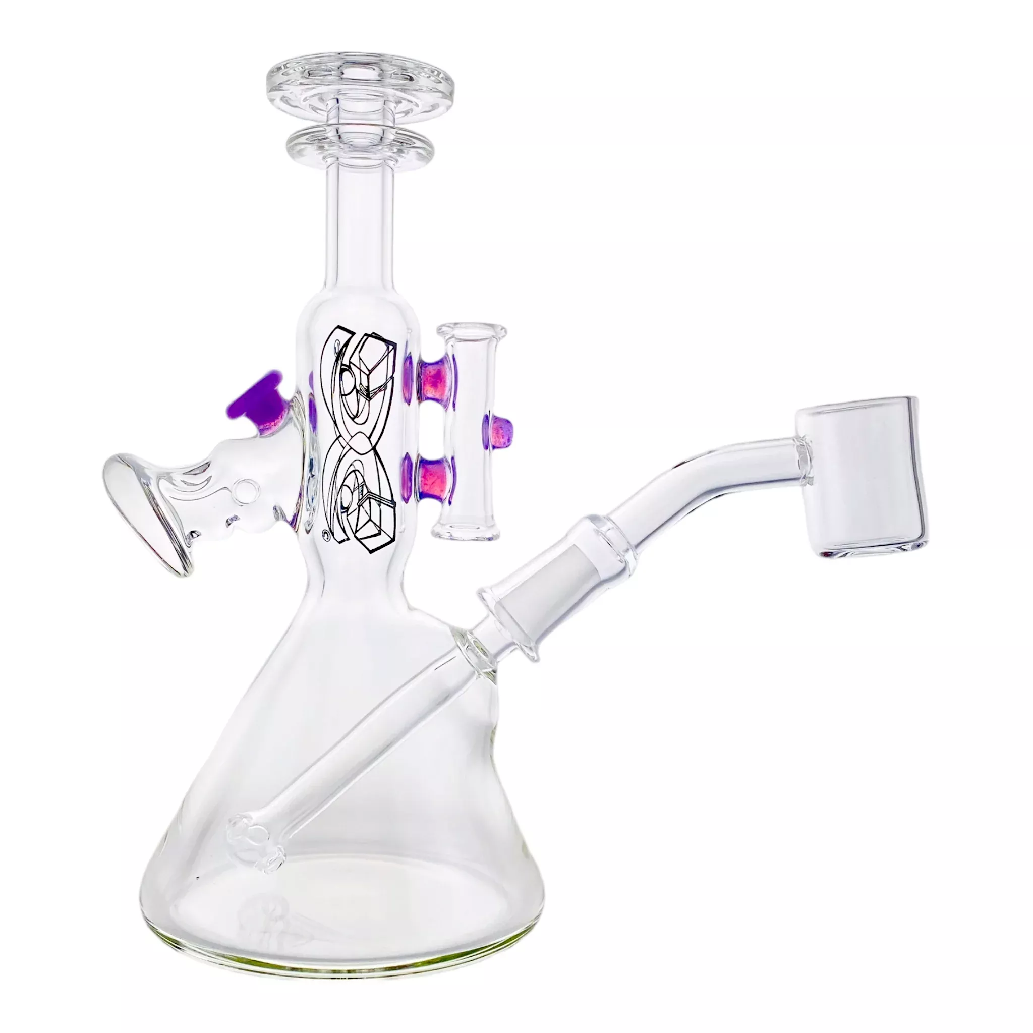 Darby Creations - Small Clear Ray Gun Dab Rig