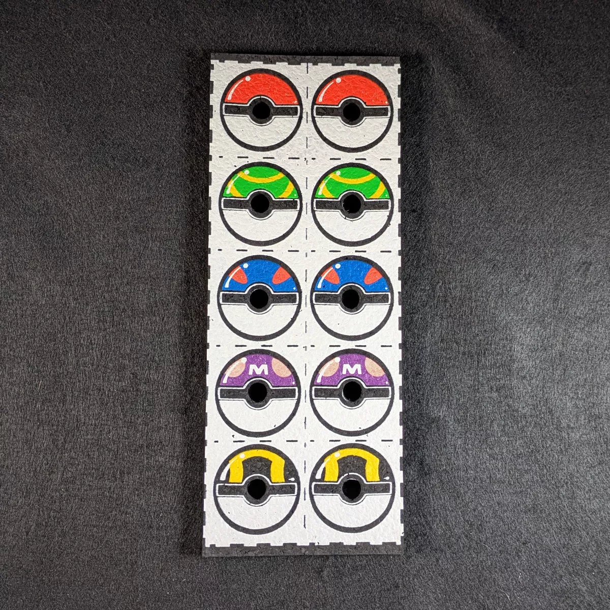 Dark Mountain Cult - Double Strip Pokeball Acid Tabs Marble Holder