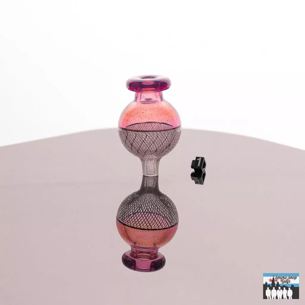 Daveman Glass Retti Bubble Cap - Colorful Handcrafted Glass Dab Accessory (Assorted Colors)