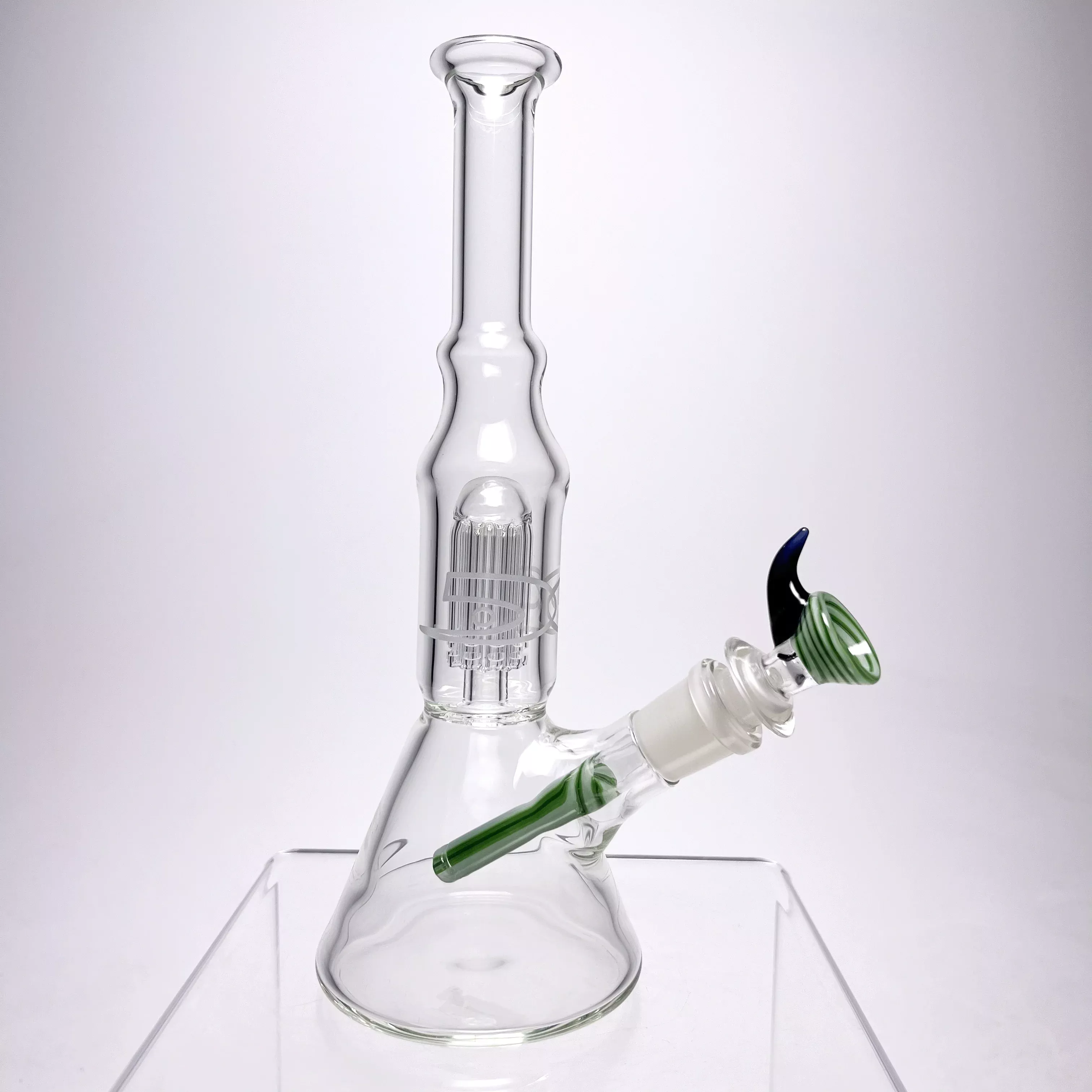 DC Glass - Mini Beaker - Tree Arm Perc - Mint