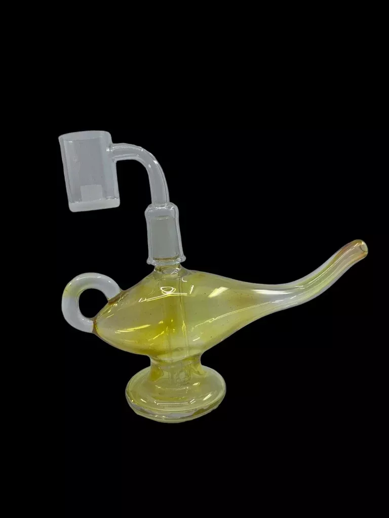 DCON Fumed Genie Lamp - Handcrafted Glass Dab Rig with Unique Design