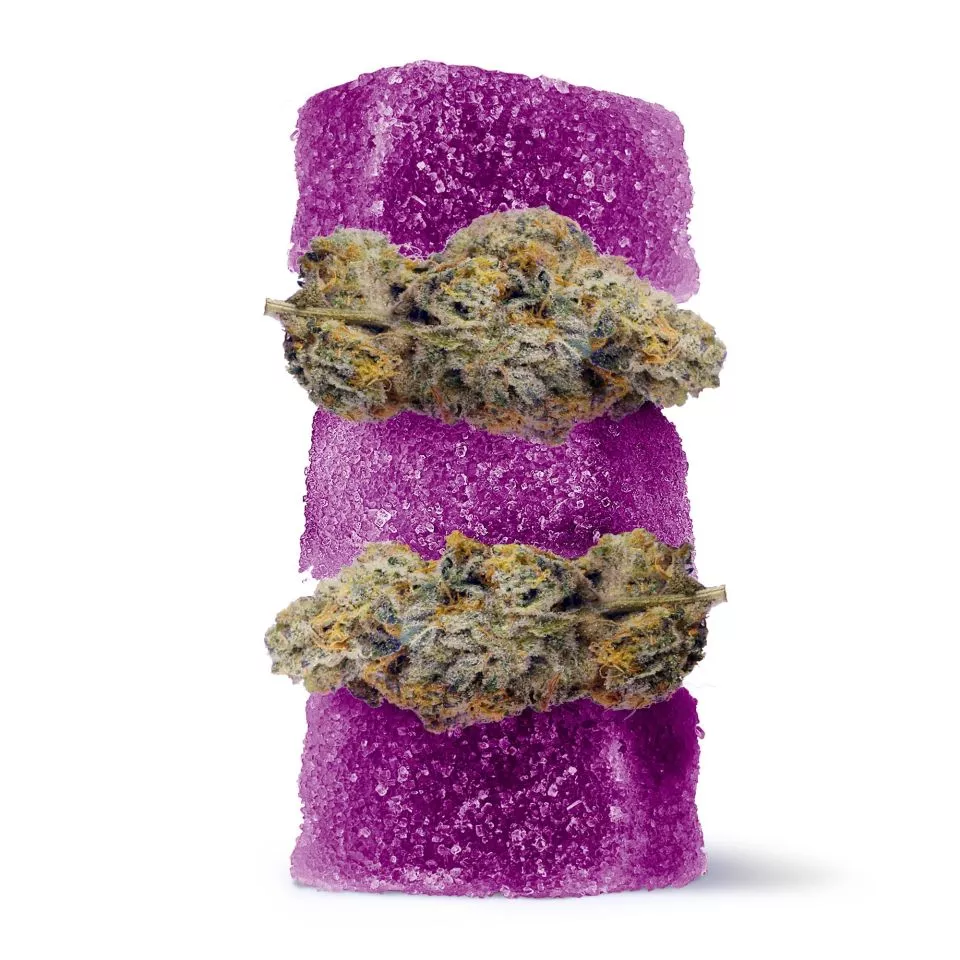 Delta 8 + Live Resin Gummies - 150mg - Wedding Cake - Hybrid