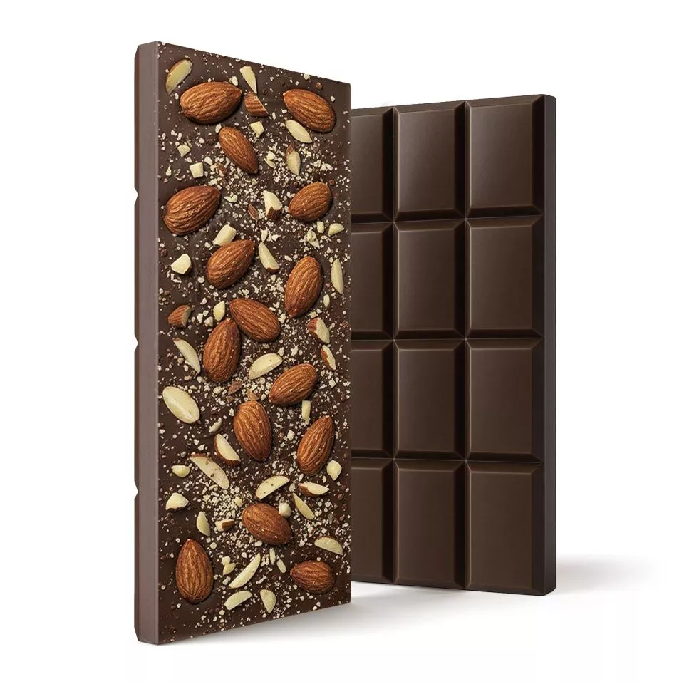 Delta 8 THC Dark Chocolate & Almond Bar - 1,200mg - Chill Plus