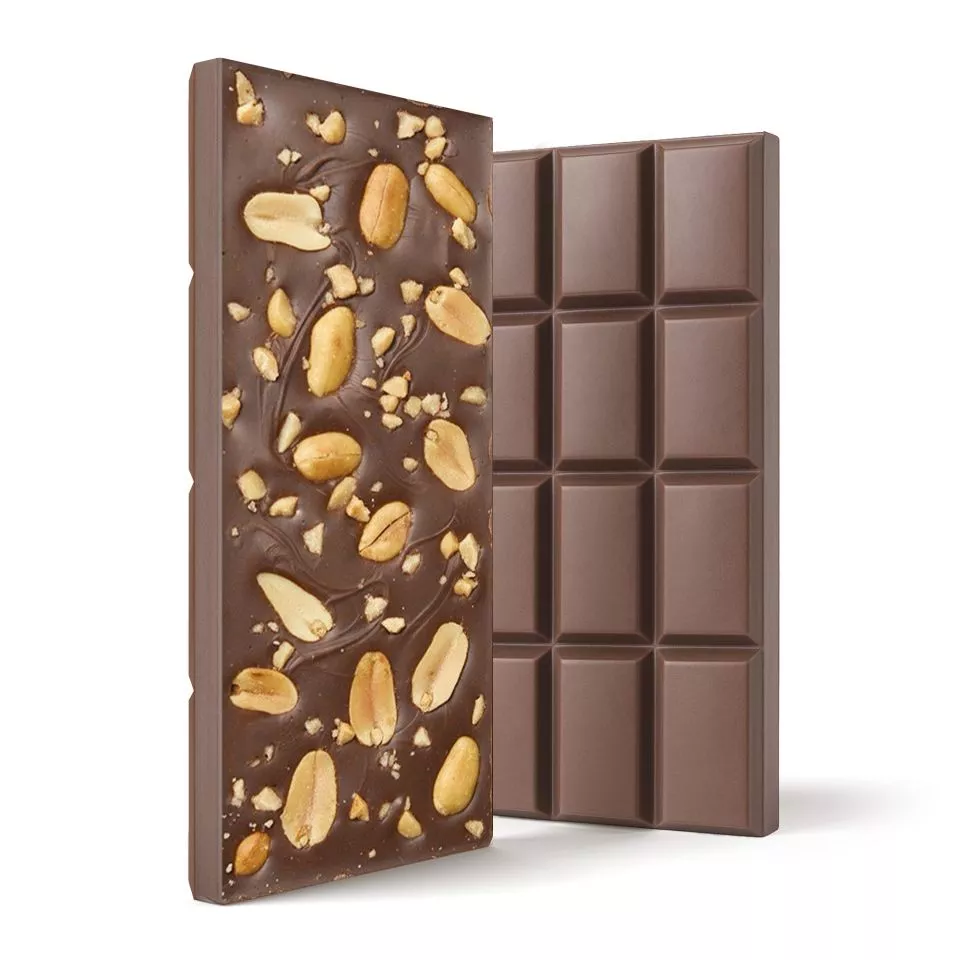 Delta 8 THC - Milk Chocolate & Peanuts Bar - 1,200mg - Chill Plus