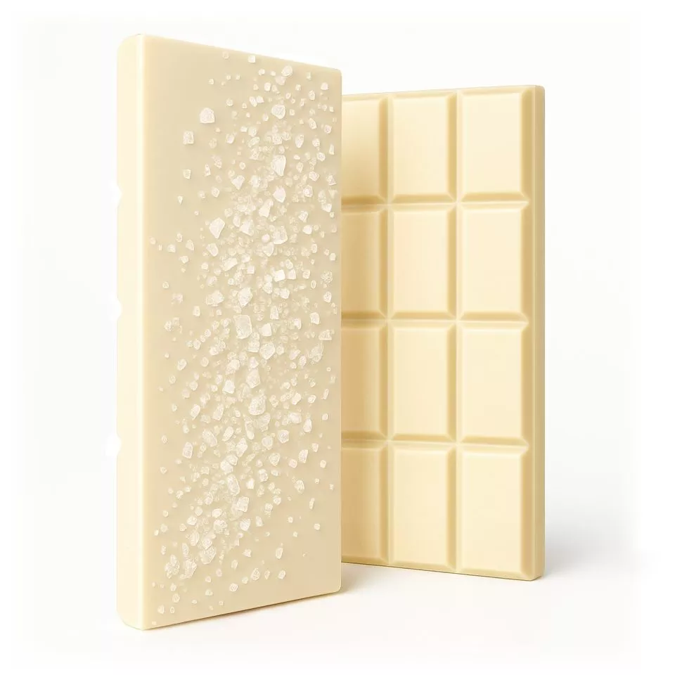 Delta 8 THC White Chocolate & Sea Salt Bar - 600mg - Chill Plus