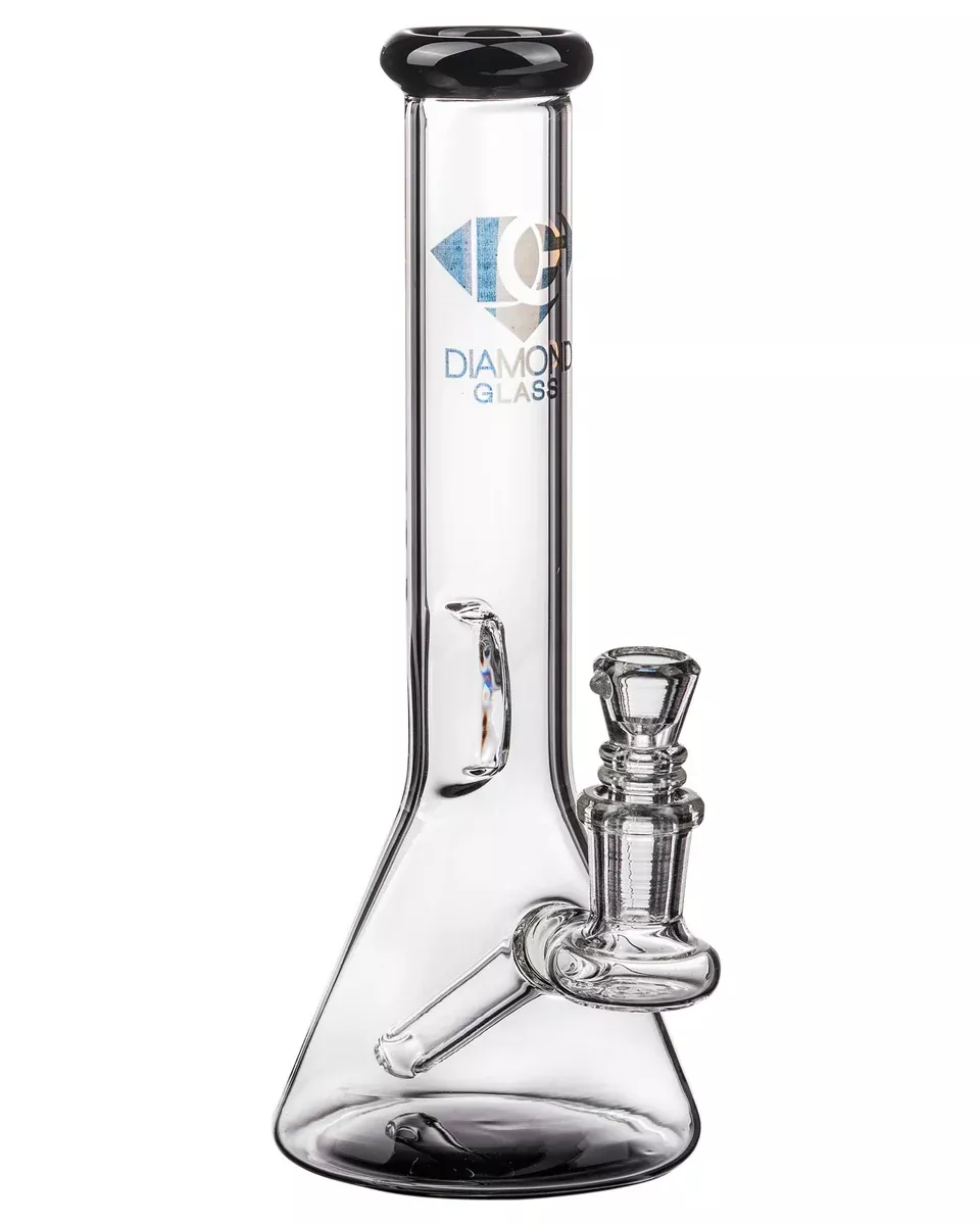Diamond Glass Fixed Downstem Mini Beaker