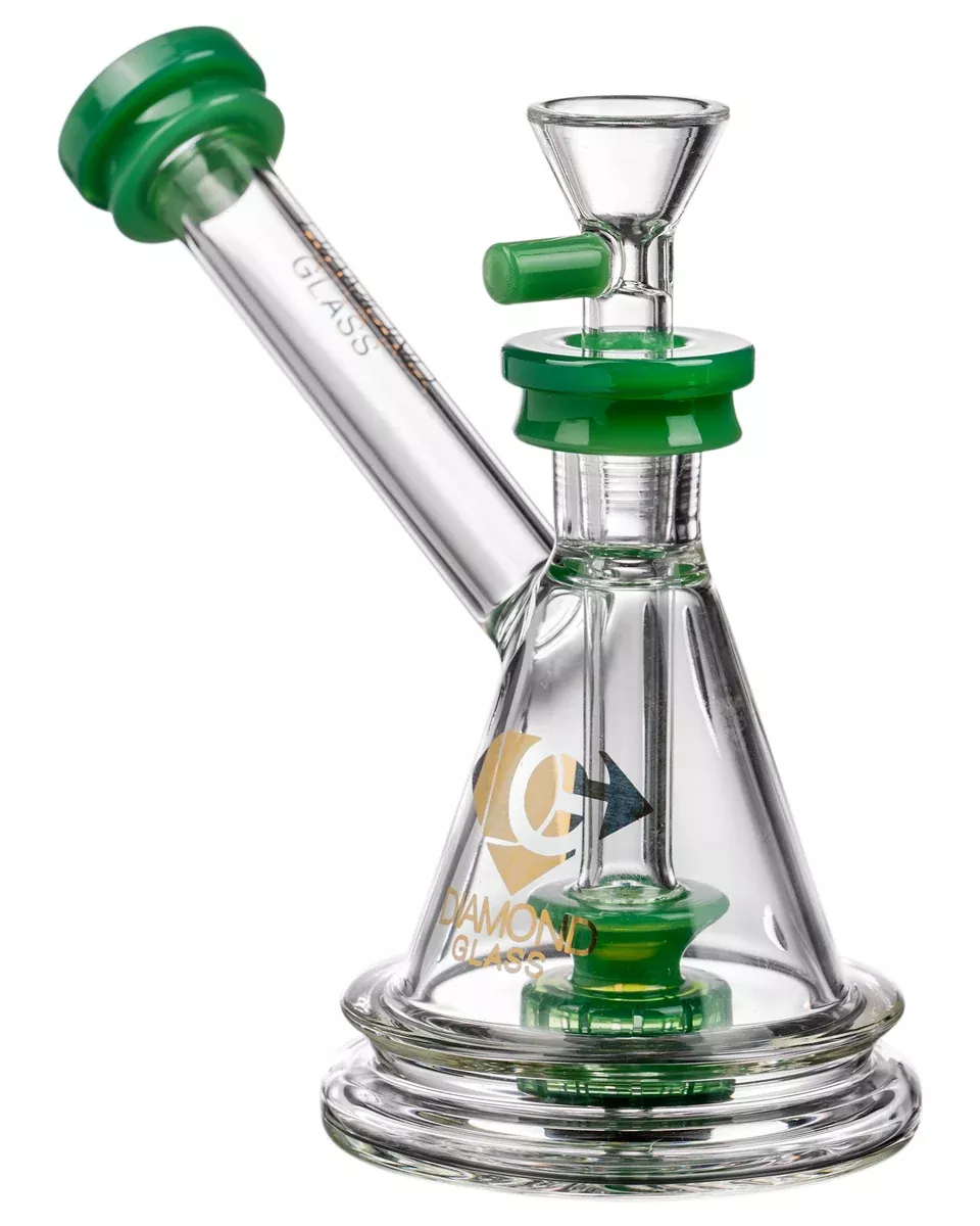 Diamond Glass Gavel Hammer Bubbler