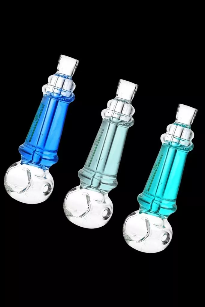 Diamond Glass Glycerin Spoon Pipe