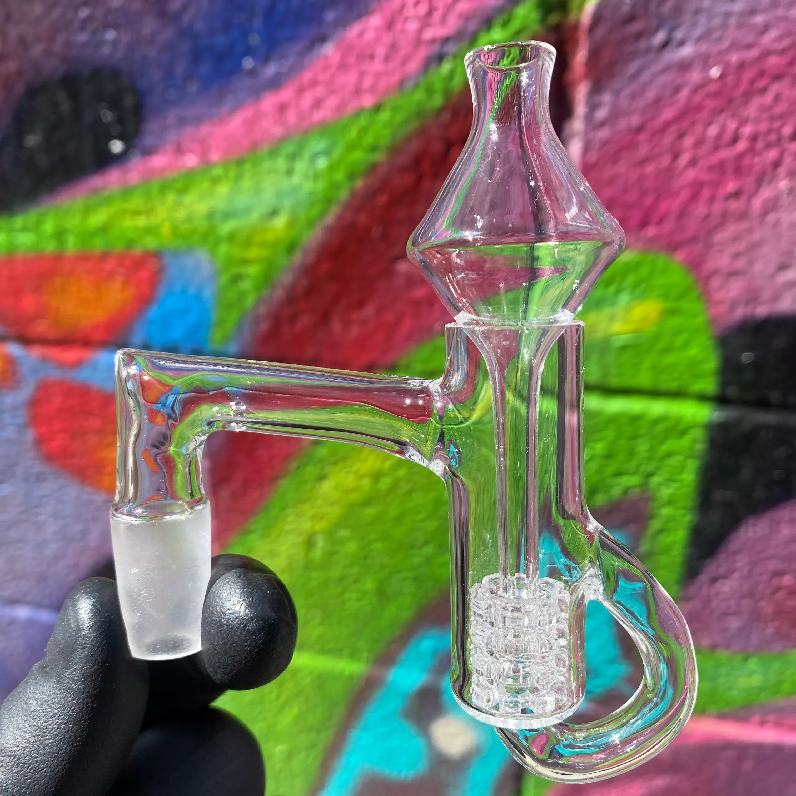Diamond Loop "Terpcycler" 14mm Male 90 degree
