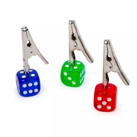 Dice Roach Clip 10 Piece Pack – Assorted Tints