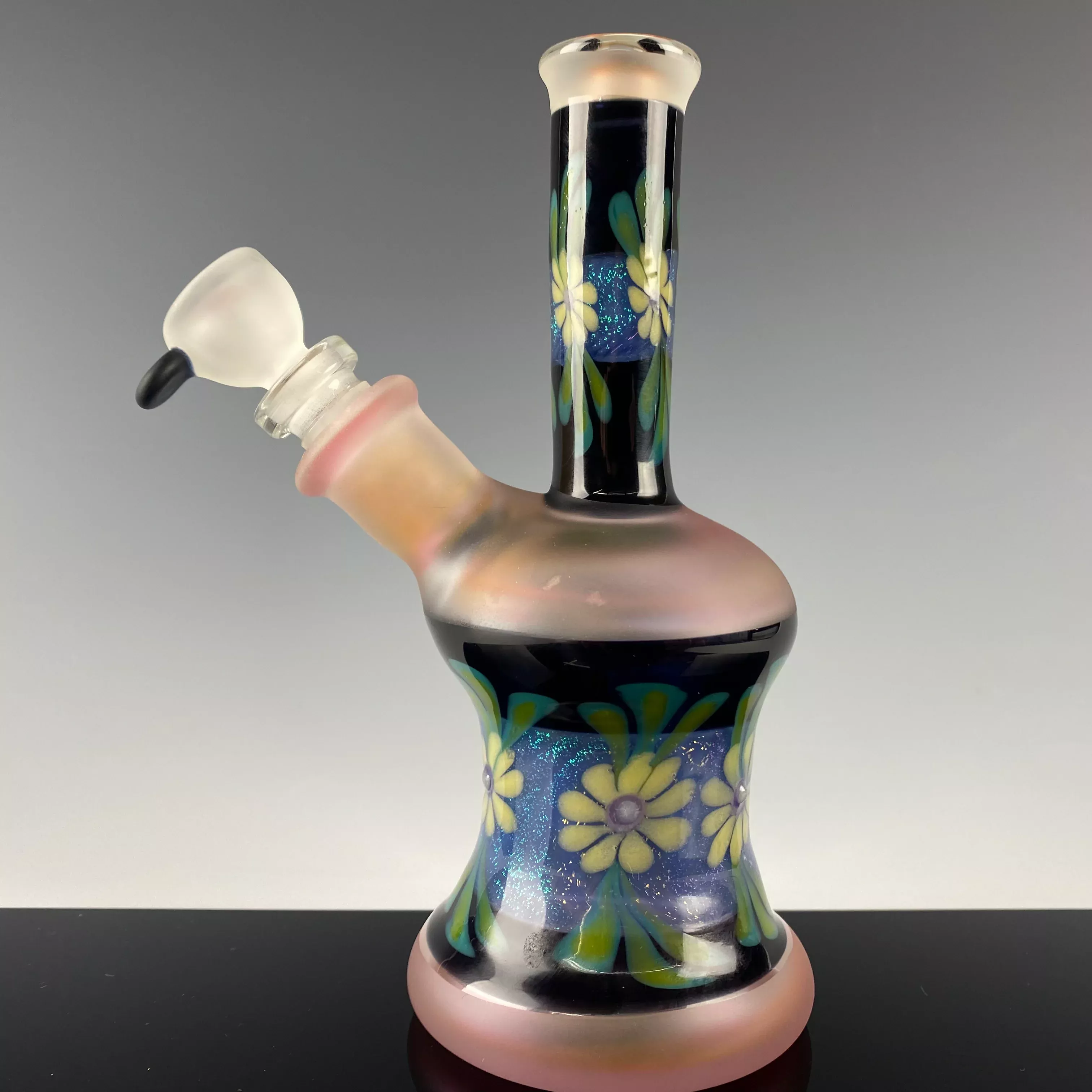 "Dichro Floral" Minitube by Sarita Glass