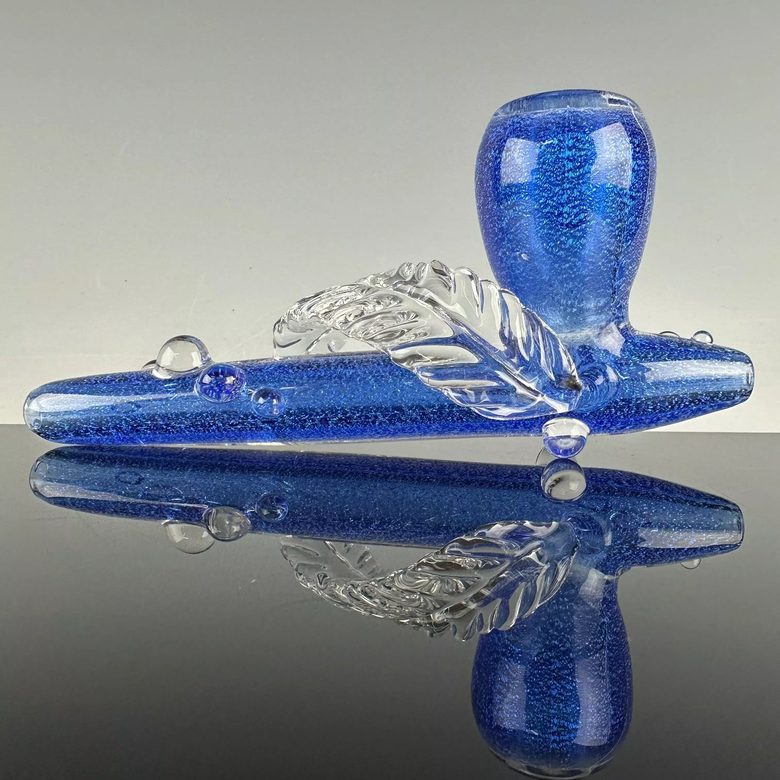 Dichroic Ceremonial Handpipe by Fiona Phoenix Fire