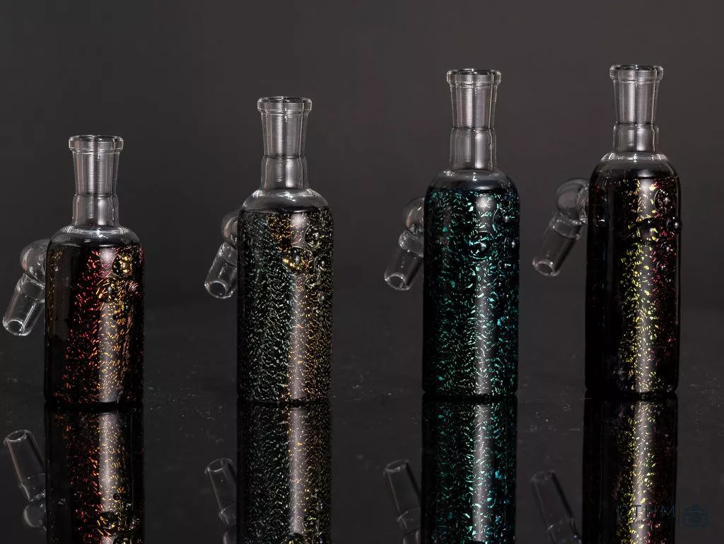Dichroic Glass Ash Catcher by Dustorm Distribution - Assorted Sizes
