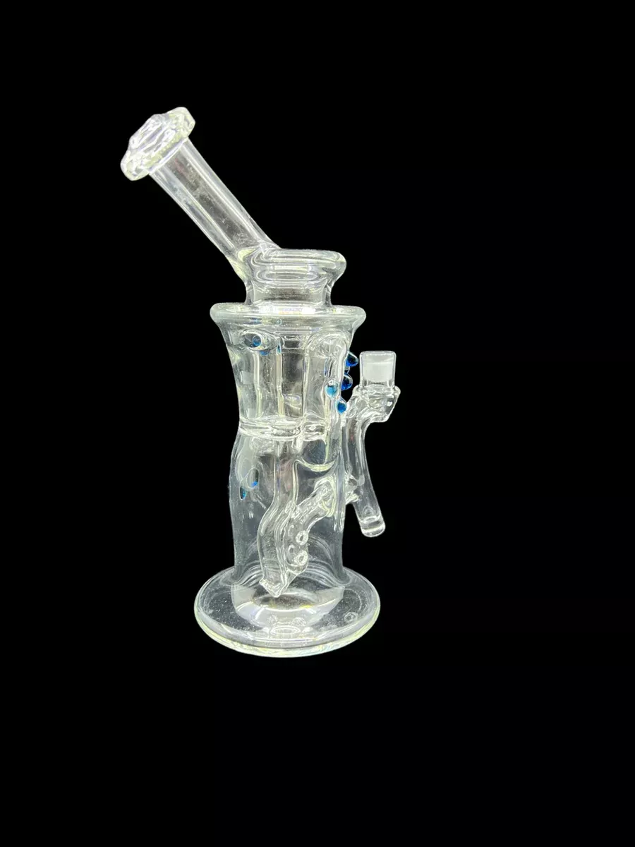 DJINN Glass Clear Gillcycler – High-Performance Recycler with Color Accent