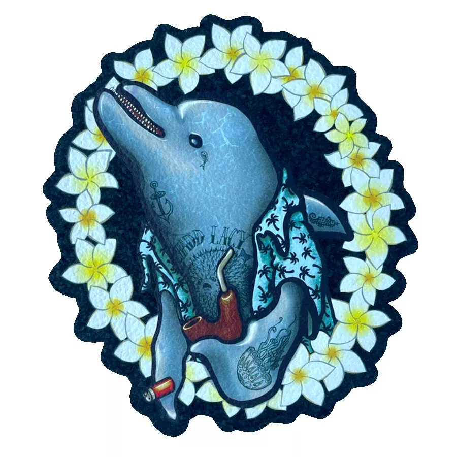 "Dolphin Smoker" by Mood Mats