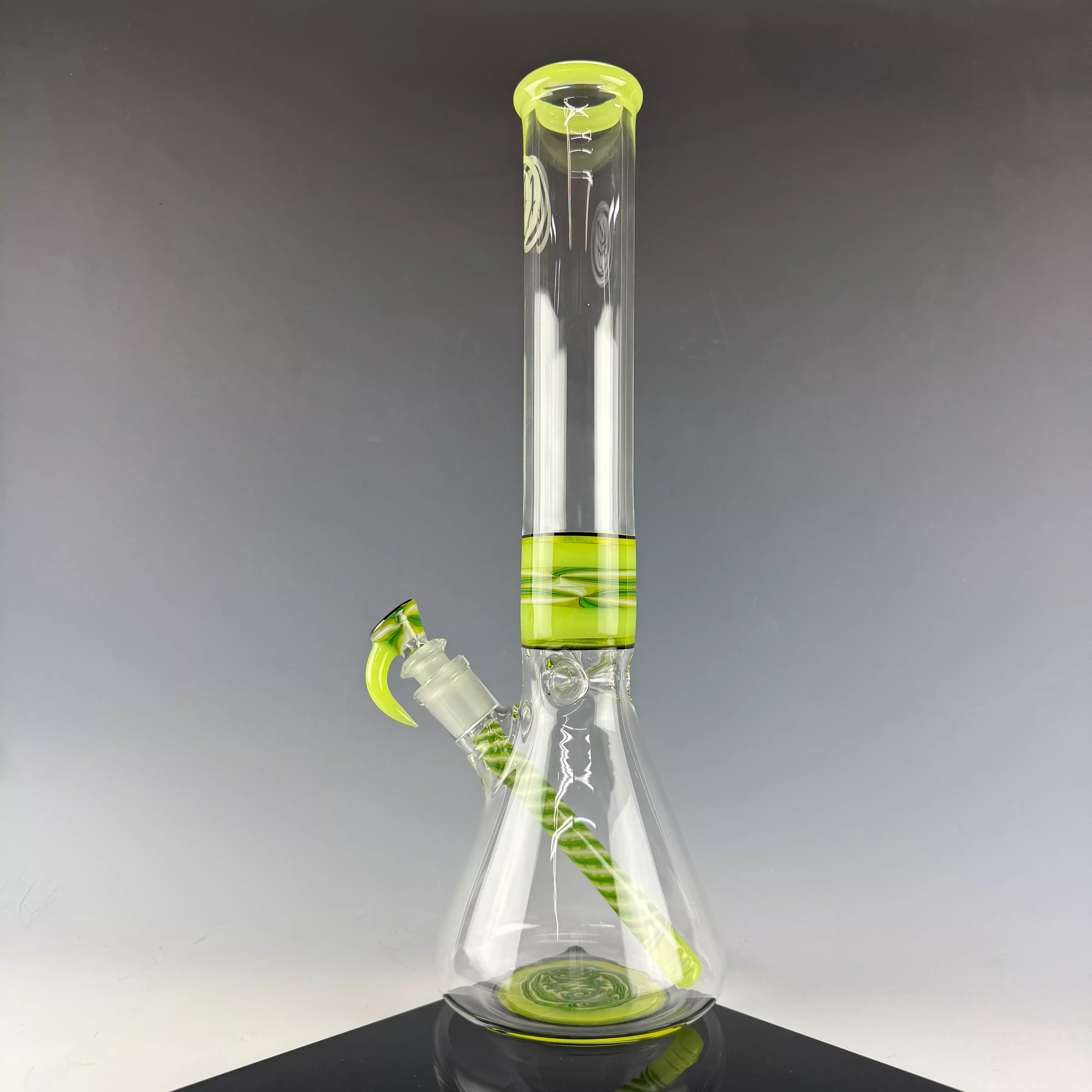 "Double Dose" 16" Wig Wag Beaker by OJ Flame