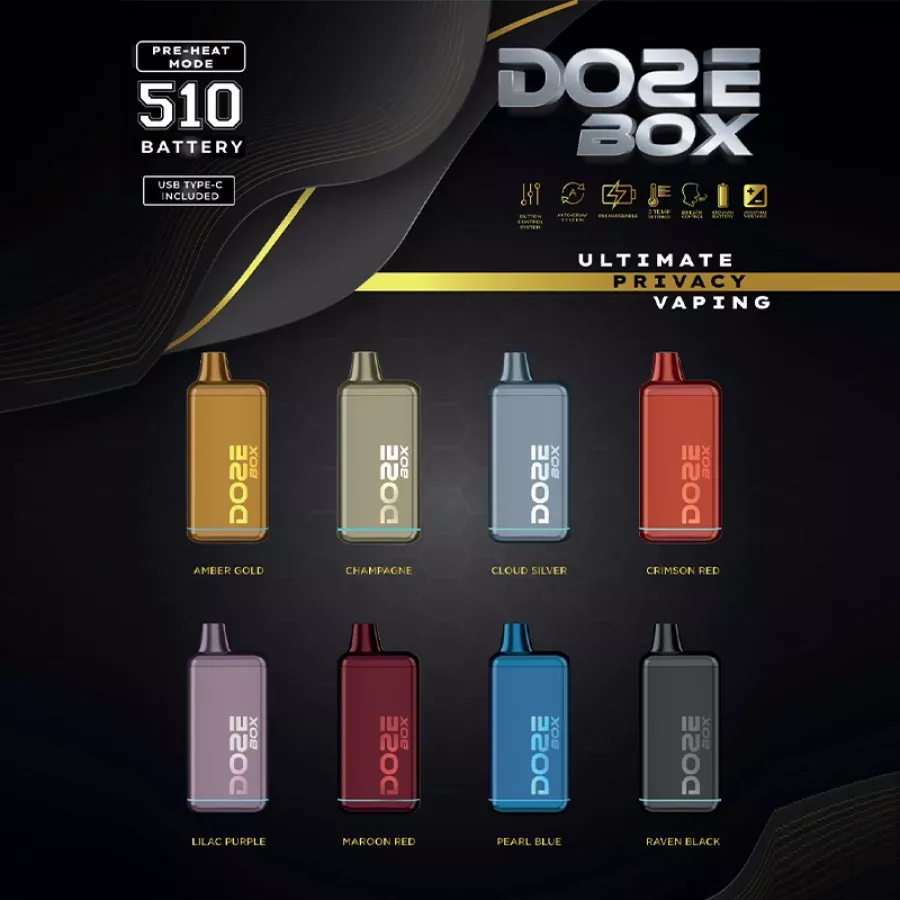 Doze Box 510 Cartridge Battery 5ct Display