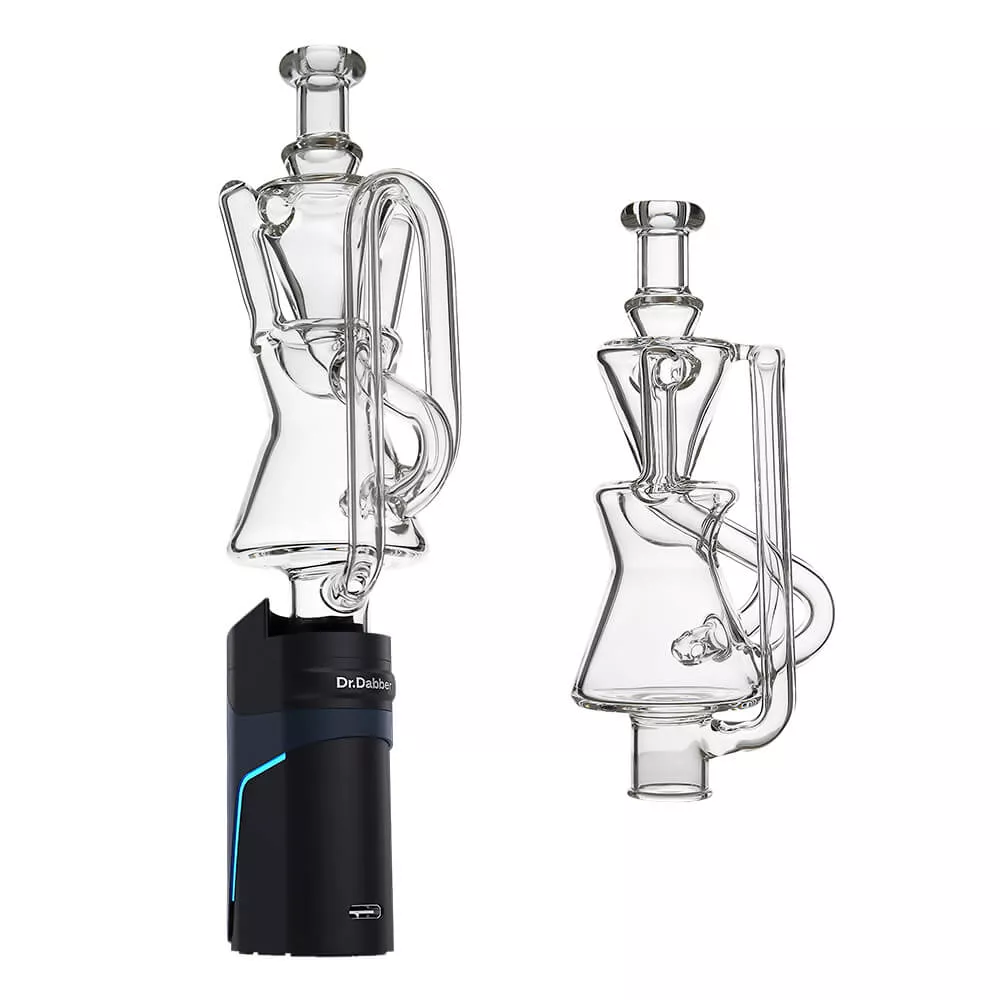 Dr. Dabber Ghost 2 Twist-Flow Recycler Glass Top | Calibear