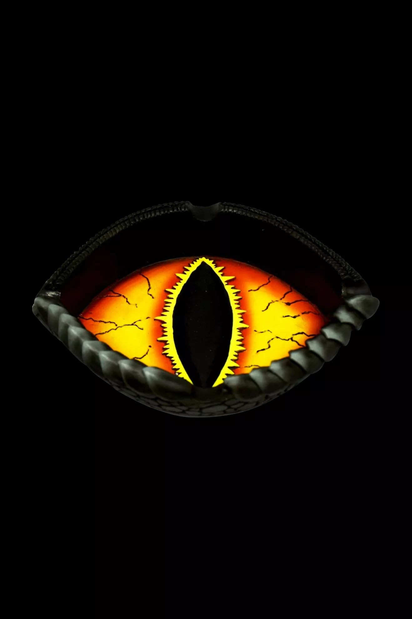 Dragon Eye Polyresin Ashtray