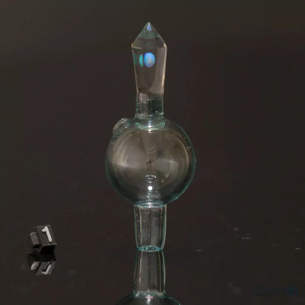 Dreaux Glass Crystal Bubble Cap - Assorted Colors for Enhanced Dabbing