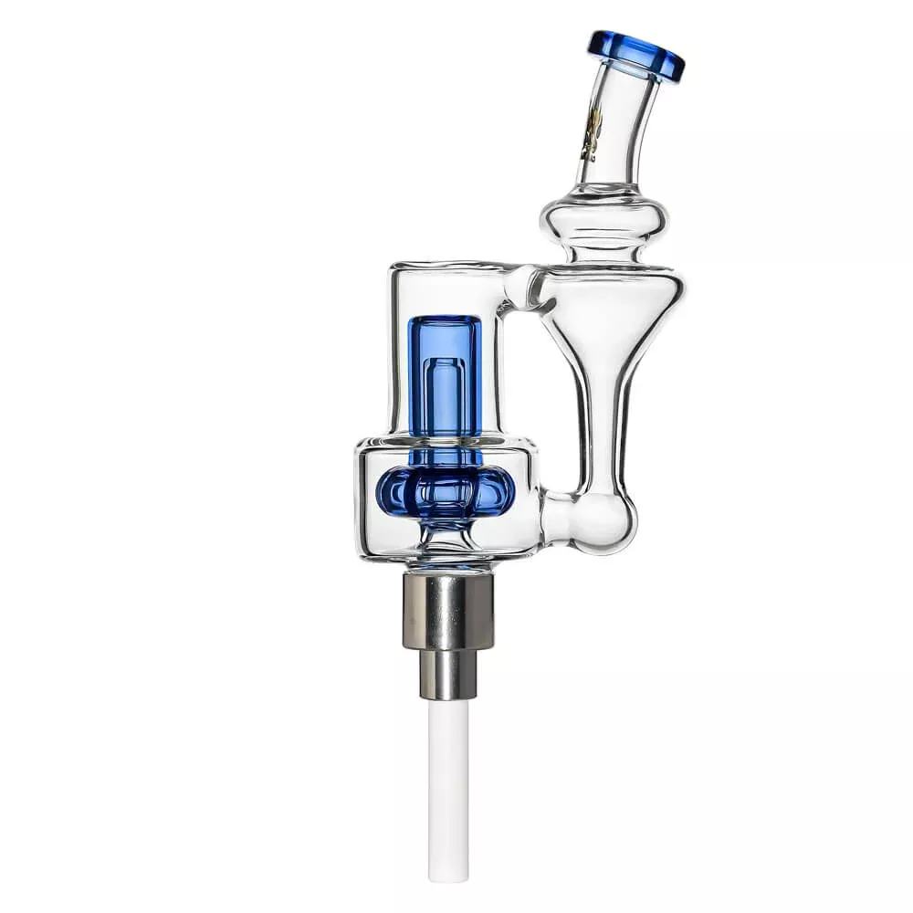 Dual-Chamber Glass Recycler Nectar Collector
