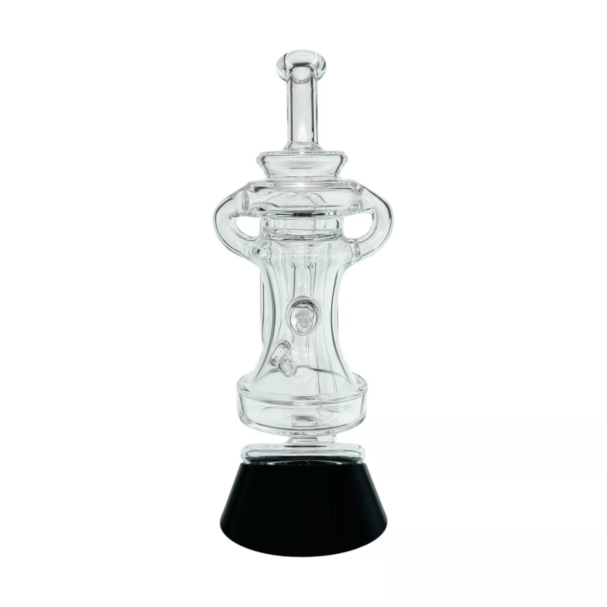 Dual Uptake Glass Incycler Water Attachment For Puffco Peak And Peak Pro