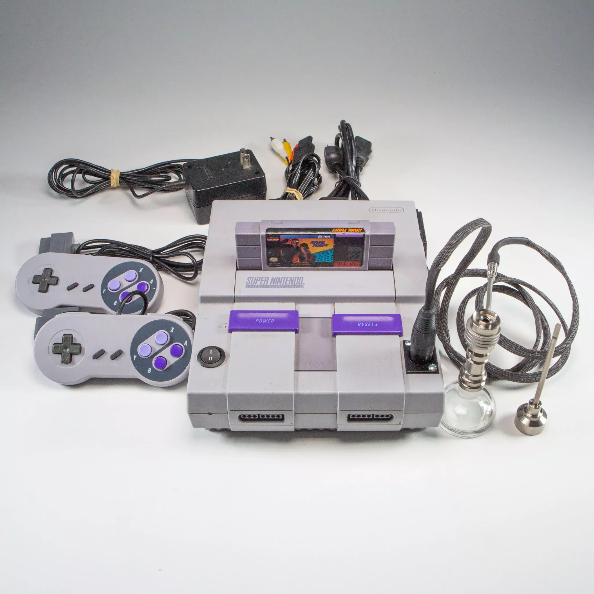 Dub Glass Super Nintendo & Functional E-Nail