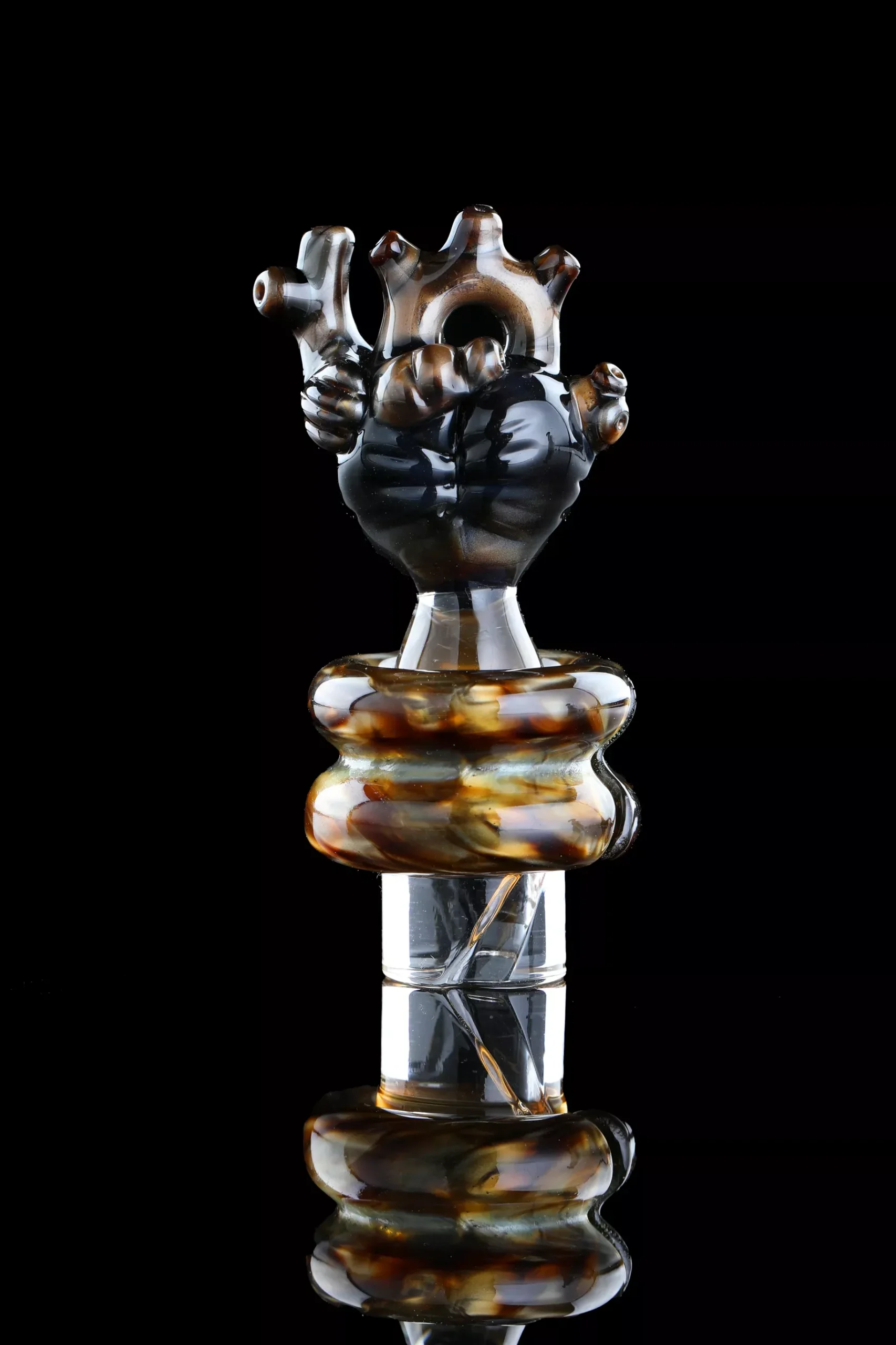 Electrum "Anatomical Heart" 3DXL Rockulus by One Trick Pony X Mandella Glass