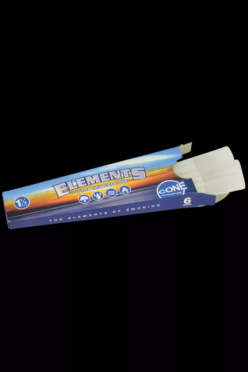 Elements 1 ¼” Prerolled Cones – 30 Pack