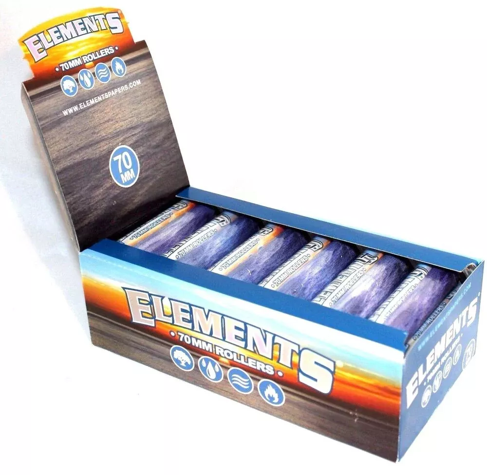 Elements 70mm Rolling Machine – 12ct Display Box