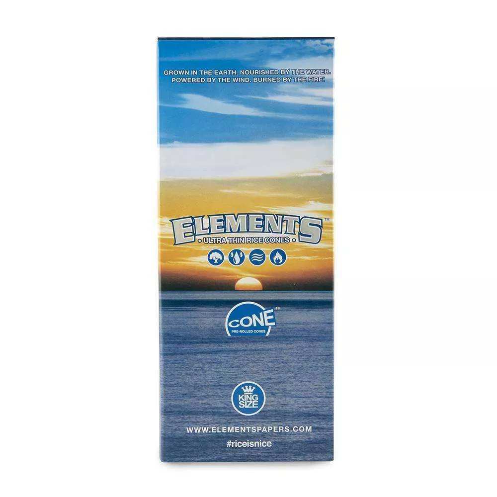 Elements King Size Pre-Rolled Cones – 800ct Bulk Master Box