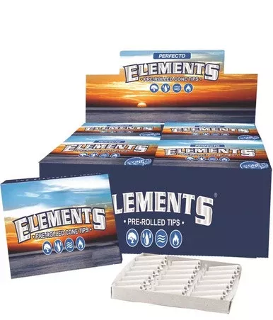 Elements Natural Grain Cut Filter Tips – 20ct Display