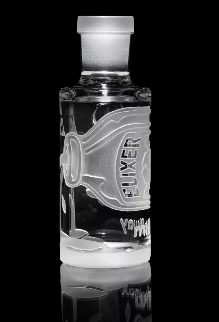Elixer Rose Clear Dry Ash Catcher - Precision Filtration Accessory