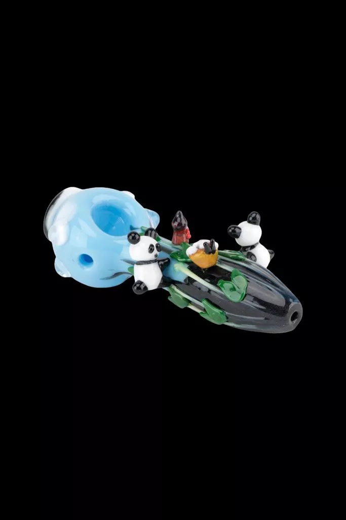 Empire Glassworks Climbing Pandas Pipe – Small