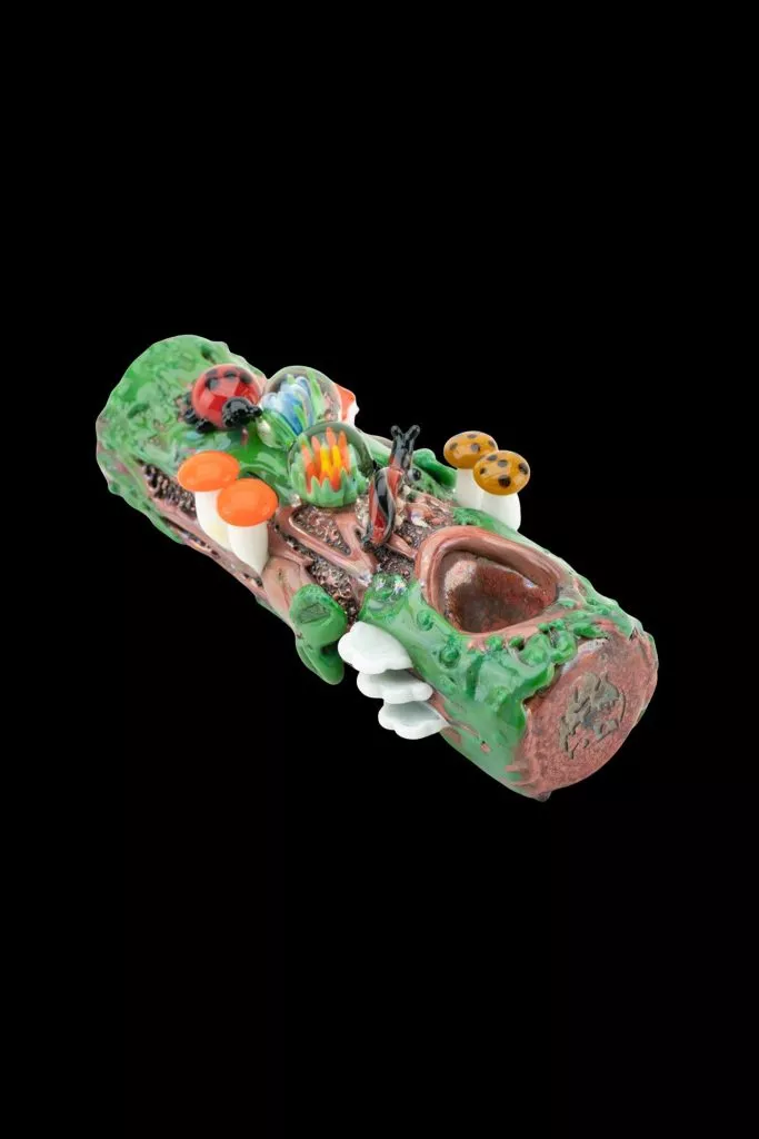 Empire Glassworks Mossy Log Dry Pipe