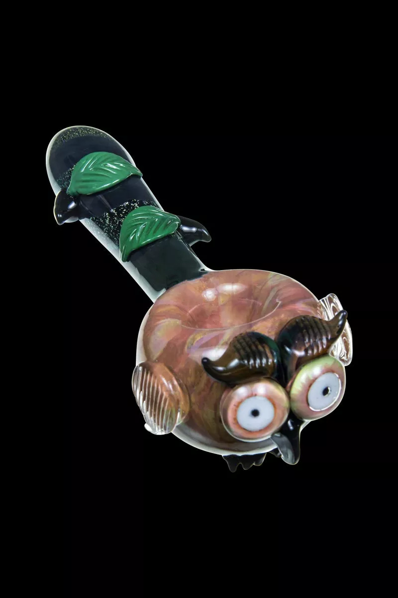 Empire Glassworks “The Owl” Mini Glass Spoon Pipe
