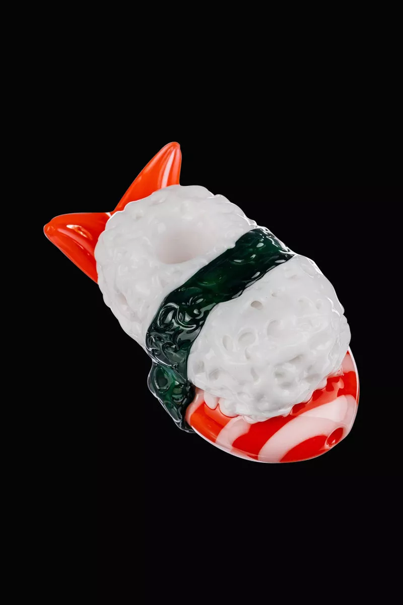 Empire Glassworks Shrimp Nigiri Sushi Hand Pipe