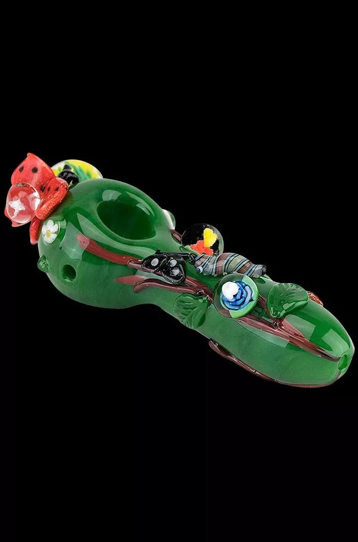 Empire Glassworks Spoon Pipe – Garden Critters