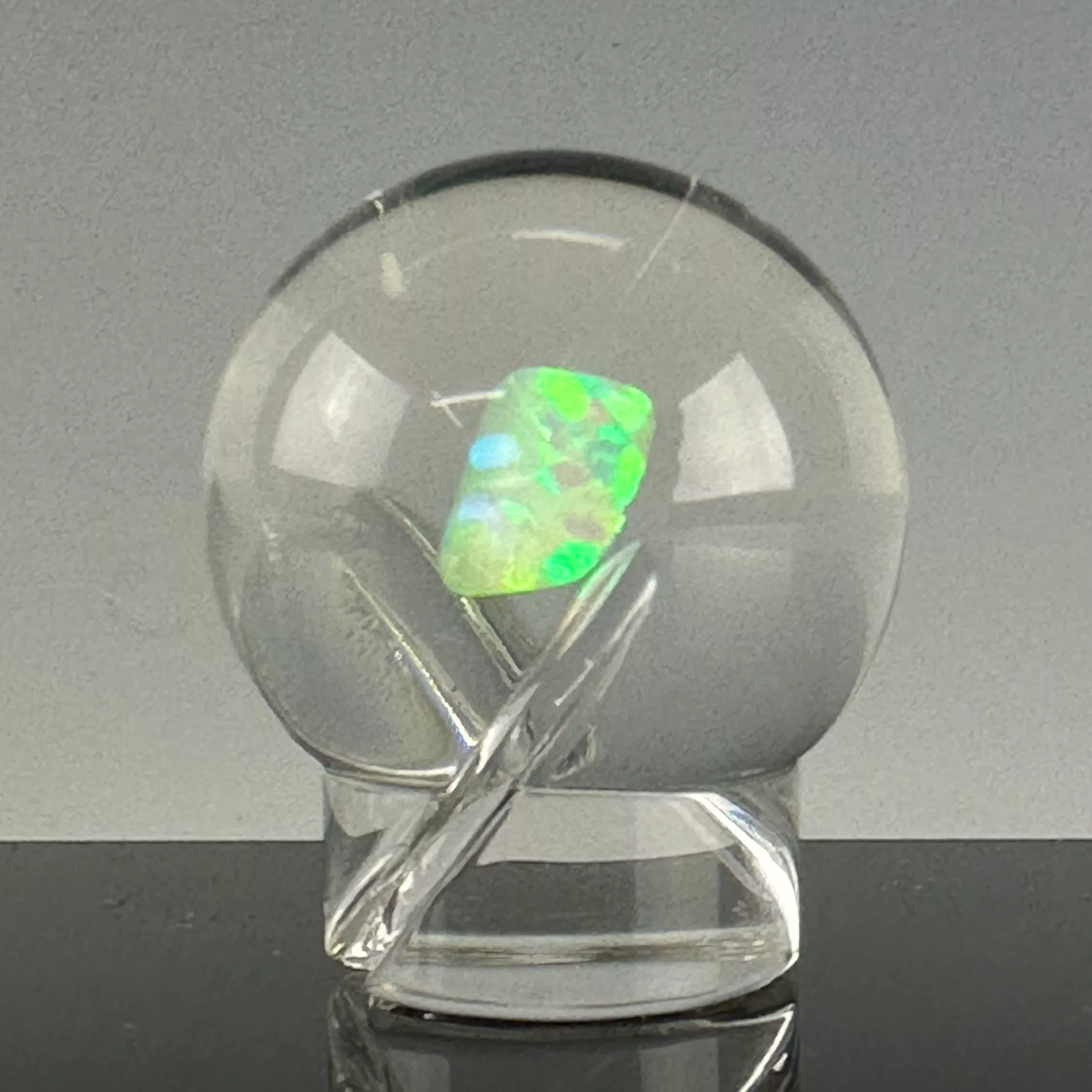 Encased Opal Glass Marble Spinner Cap by One Trick Pony