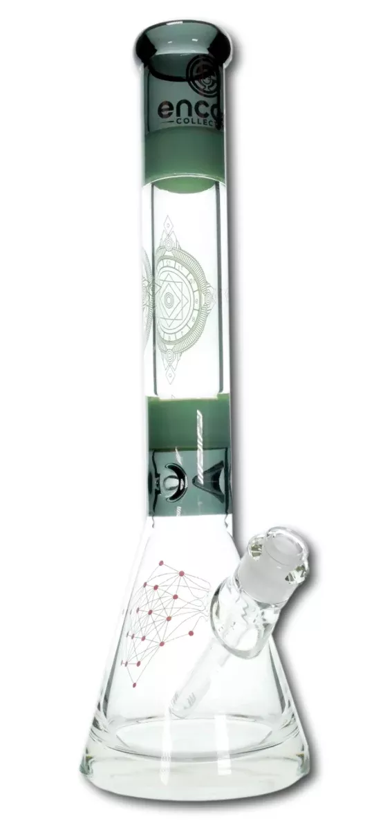 Encore Glass 16-Inch Mega Pounder Alchemist Bong - Durable and Stylish Design