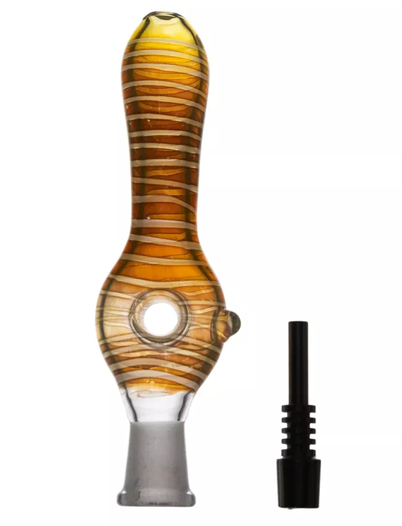 Encore Glass Donut Nectar Straw - Unique Designs