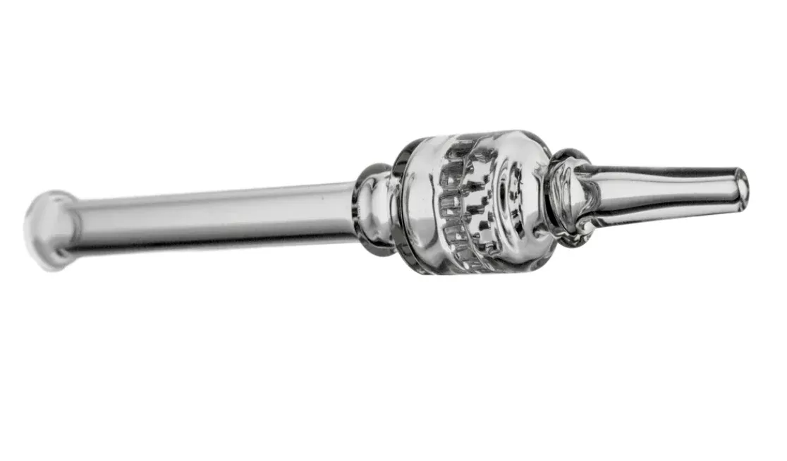 Encore Glass Honeycomb Nectar Straw - Durable Concentrate Straw