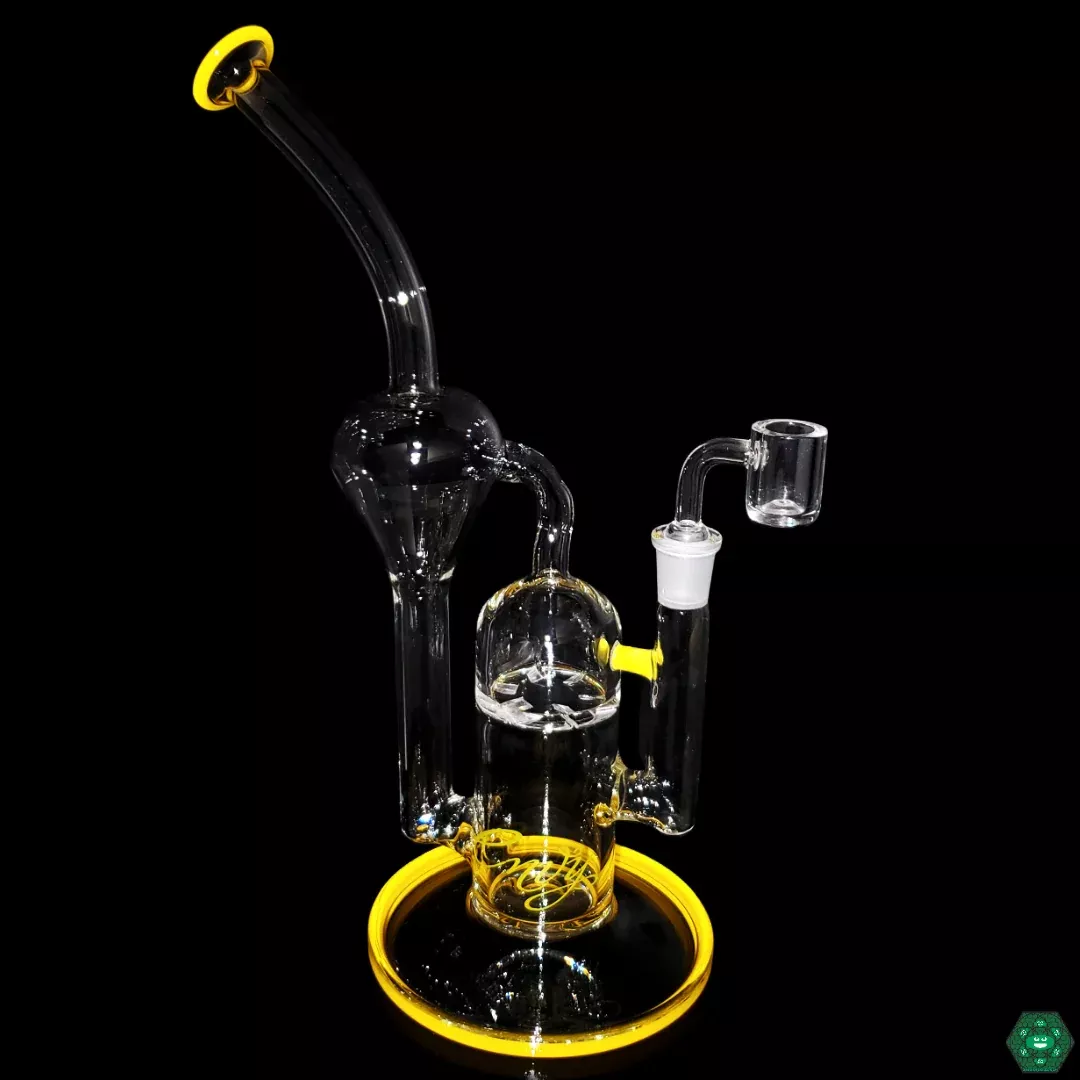 Envy Glass 12" Turbine Recycler - High-Performance Filtration
