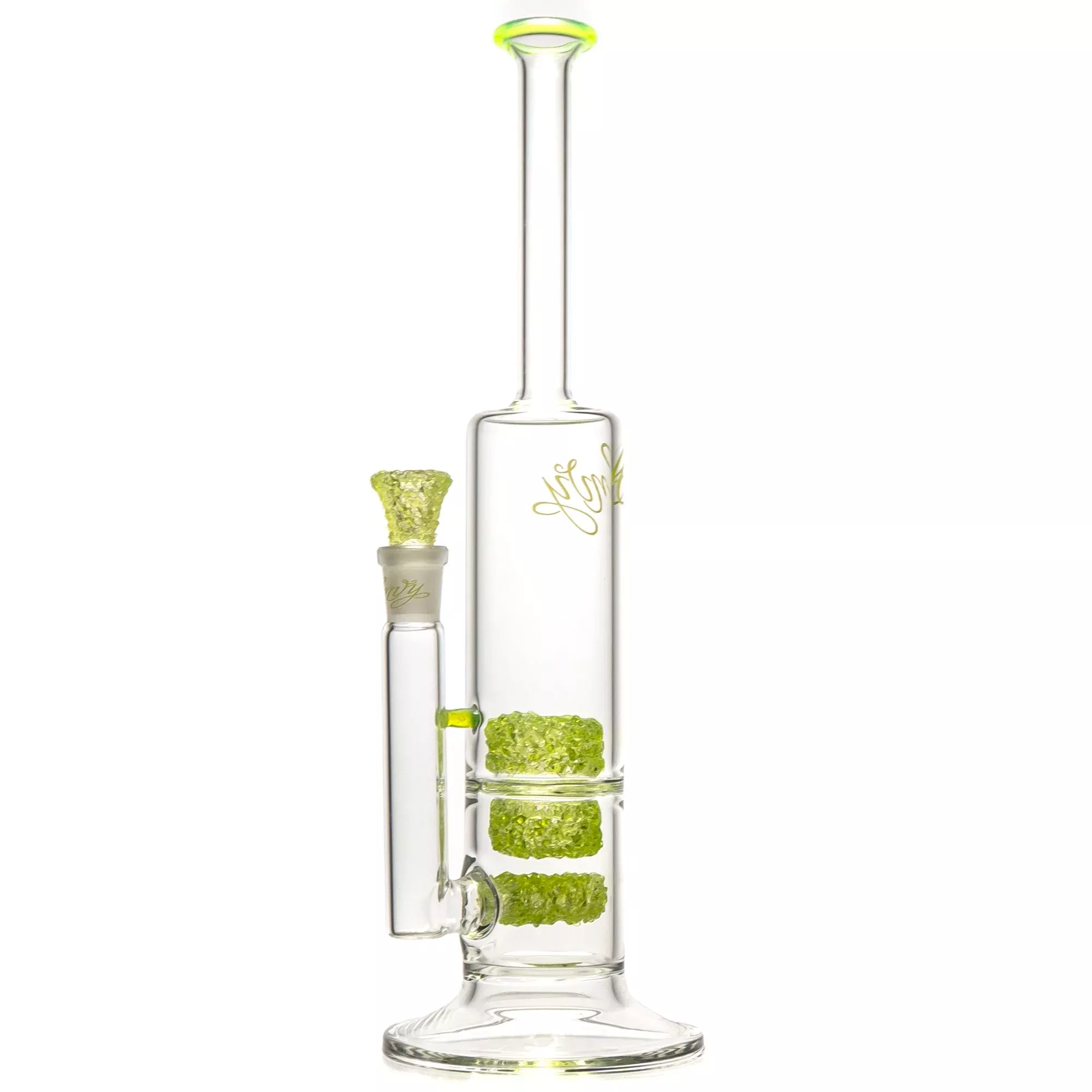Envy Glass - Double Pop Rock Inline Tube - Slyme