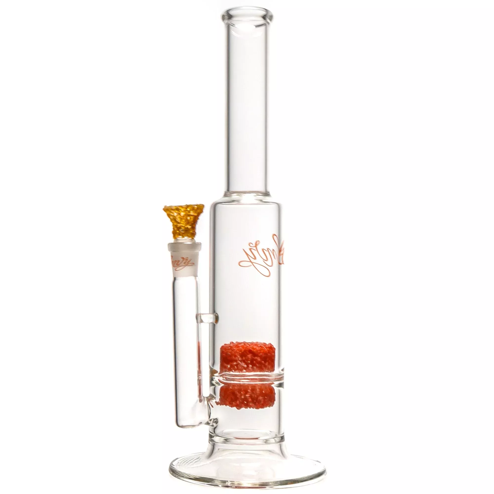 Envy Glass - Double Pop Rock Tube - Tall Can - Orange