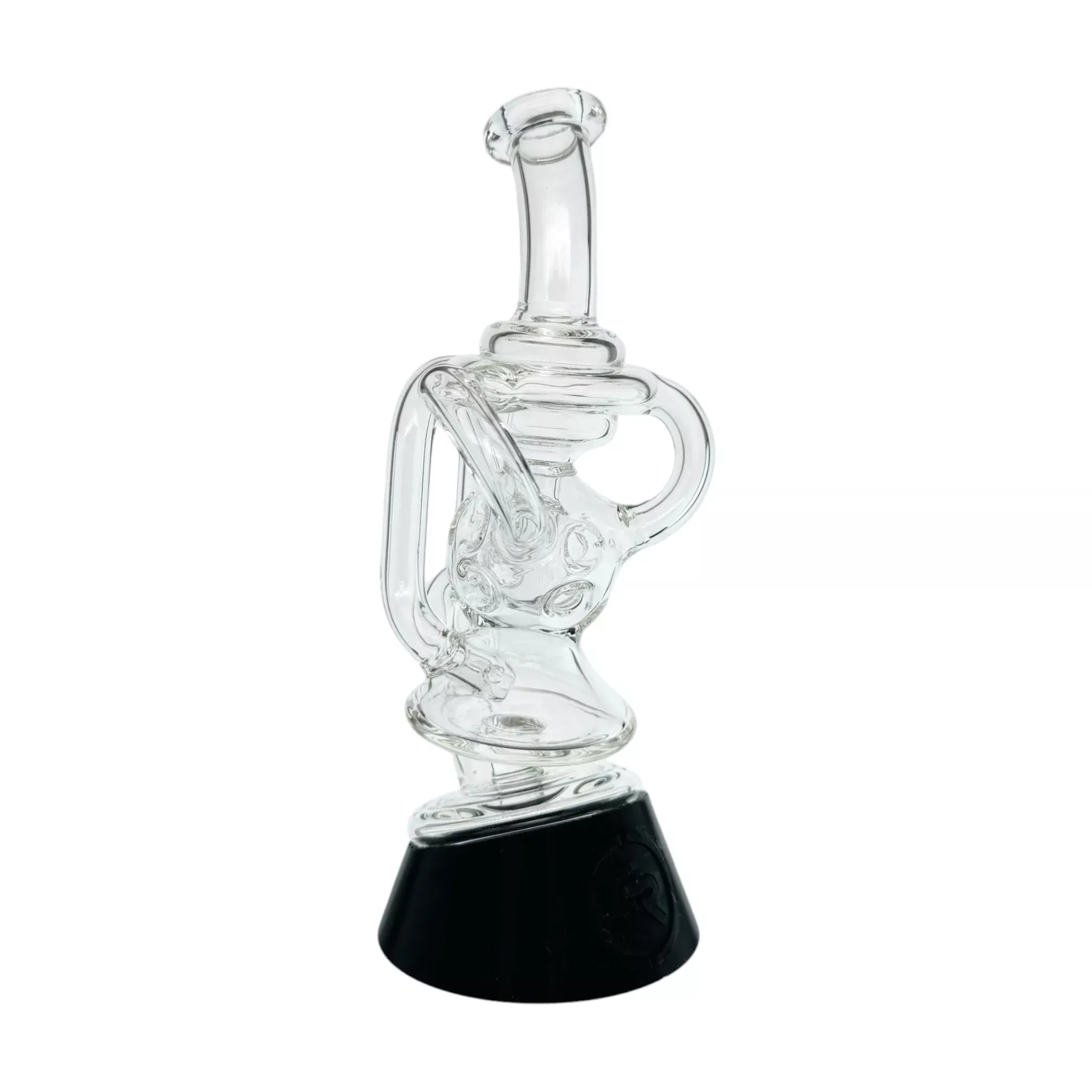 Exosphere Dual Uptake Glass Recycler Water Attachment For Puffco Peak And Peak Pro