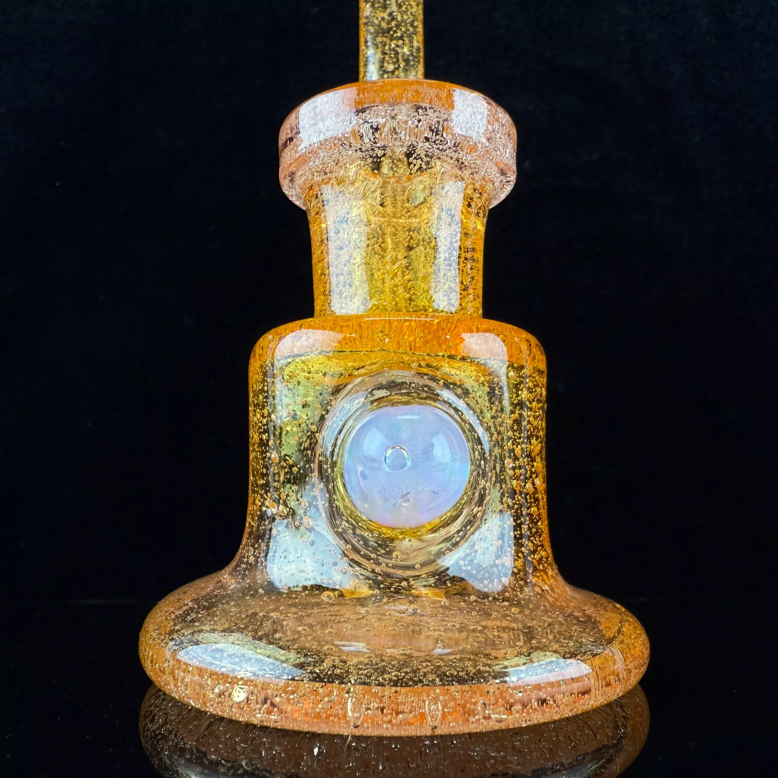 "Exp. #123 Trans. Yellow/Orange" V2 Terplock by Miyagi Glass