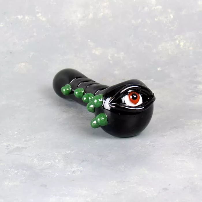 “The Eye” Worked Glass Spoon