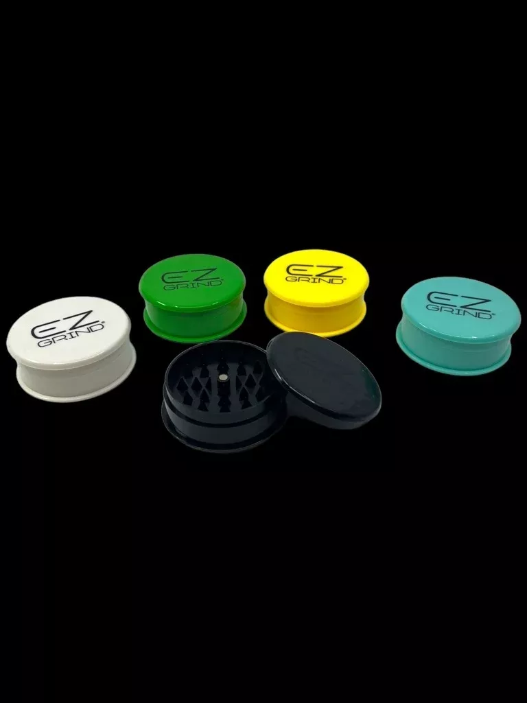 EZ Grind Solid Acrylic 3-Piece Grinder - Durable, Compact, and Colorful