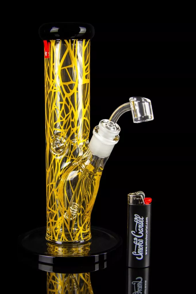 Famous Brandz “Contact” 10″ Straight Tube with Banger